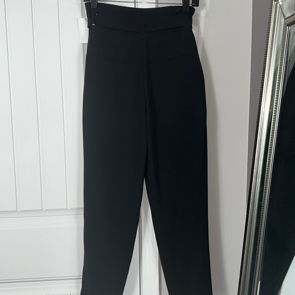 H&M tie-front pants. NWT, never worn. Black size 8 - Picture 2 of 4